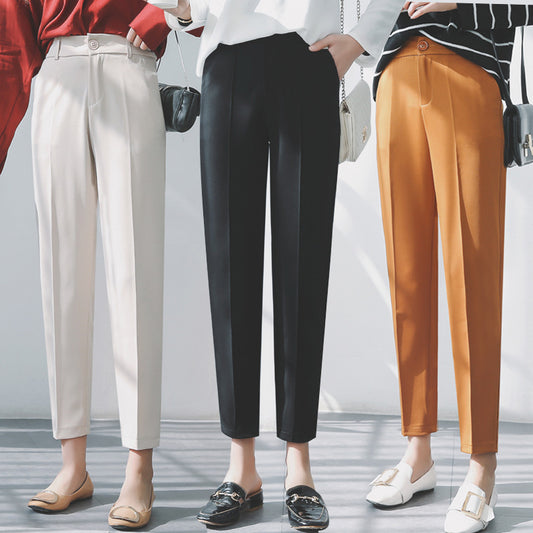 Loose Casual Pipe Pants